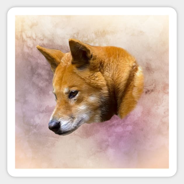 Dingo Sticker by Guardi